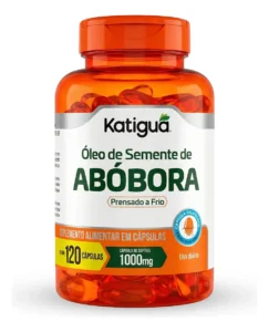 Óleo de Semente de Abóbora 1000mg 120 Cápsulas Softgel - Katiguá