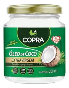 Óleo de Coco Extra Virgem 200ml Prensado a Frio - Copra