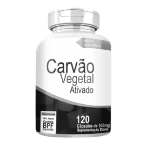 Carvão Vegetal 500mg 60 Cápsulas - 4 Elementos