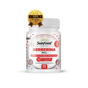 Berberina HCL 60 Cápsulas 1500mg - Sunfood