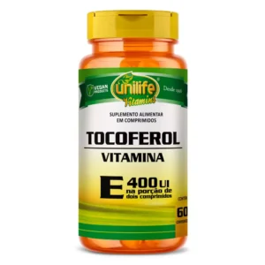 Vitamina E Tocoferol 60 Cápsulas - Unilife