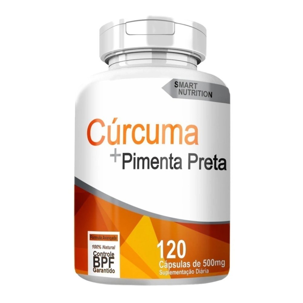 Cúrcuma + Pimenta Preta 120 Cápsulas 500mg - 4 Elementos