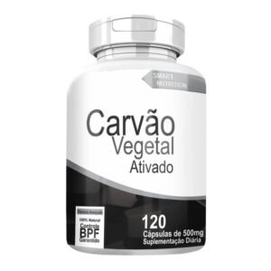 Carvão Vegetal 500mg 60 Cápsulas - 4 Elementos