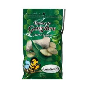 Bala de Gengibre Guaco Mel 40g - AmaTuVida