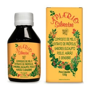 Xarope Natural Composto de Mel e Extrato de Própolis 135g - Apiário Silvestre