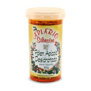 Pólen Apícola Desidratado 45g Superalimento Natural - Apiário Silvestre