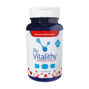 Suplemento Mineral Cálcio, Cromo e Ferro 90 Cápsulas - Bio Vitalithy