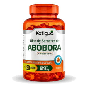 Óleo de Semente de Abóbora 1000mg 120 Cápsulas Softgel - Katiguá