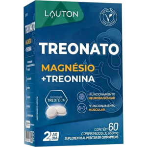 Treonato de Magnésio 60 Cápsulas - Lauton