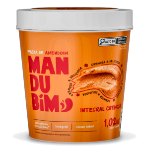 Pasta de Amendoim Integral Cremosa 450g - Mandubim