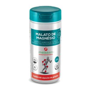 Magnésio Malato 60 Cápsulas 500mg - Meissen
