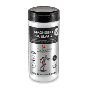 Magnésio Quelato Bisglicinato 120 Cápsulas - Meissen