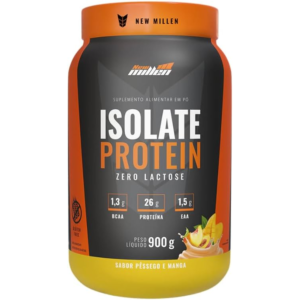 Whey Isolate Protein Sabor Pêssego e Manga 900g - New Millen