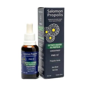 Extrato Aquoso de Própolis Concentrado PWE-10 sem Álcool e sem Cera 30ml - Salomon