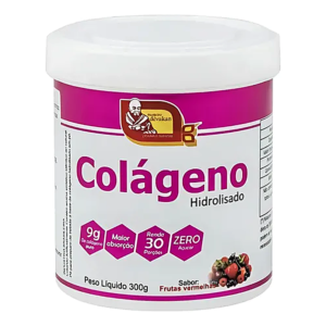 Colágeno Hidrolisado Frutas Verm 300G - Mosteiro Devakan