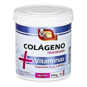 Colageno Hidrolisado + vit A,C e Zinco 300g - Mosteiro Devakan