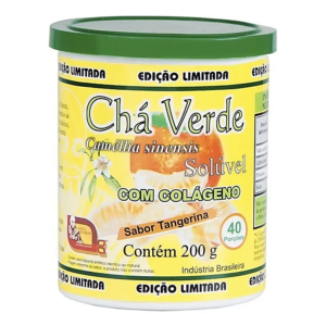 Chá Verde + Colágeno Sabor Tangerina 200g - Mosteiro Devakan