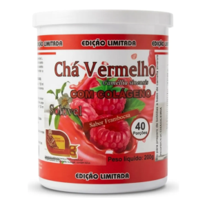 Chá Vermelho + Colágeno Sabor Framboesa 200g - Mosteiro Devakan