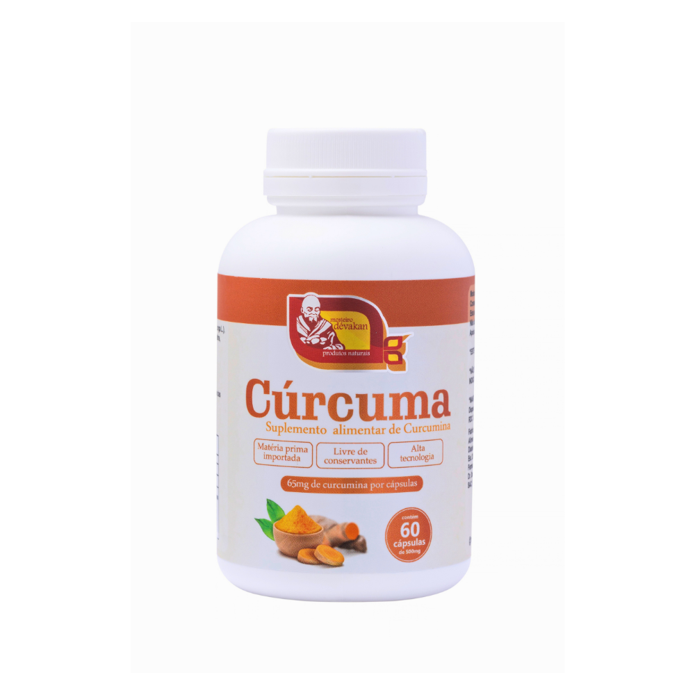 Cúrcuma 60 Cápsulas - Mosteiro Devakan