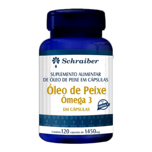 Óleo de Peixe Ômega 3 120 CAPSULAS - Schraiber