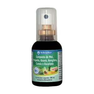 Spray Guaco, Gengibre, Canela e Eucalipto 35ml - Schraiber