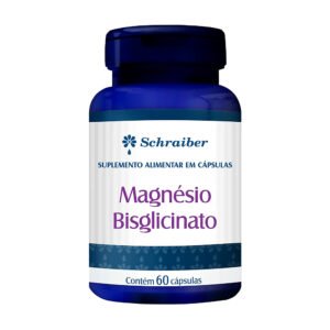 Magnésio Bisglicinato 60 Cápsulas  - Schraiber