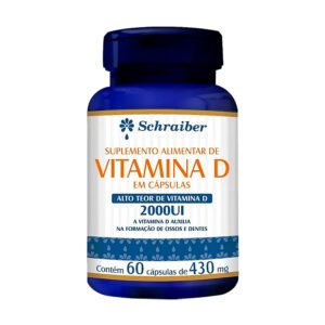 Vitamina D3 2000ui 60CAPS. - Schraiber
