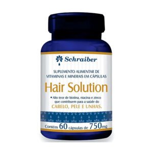 Hair Solution 60 Cápsulas  - Schraiber