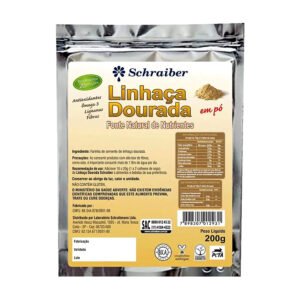 Linhaça Dourada em Po 200g - Schraiber