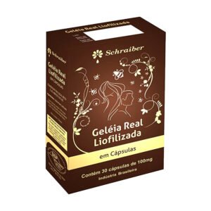 Geleia Real Liofilizada 30 Cápsulas - Schraiber