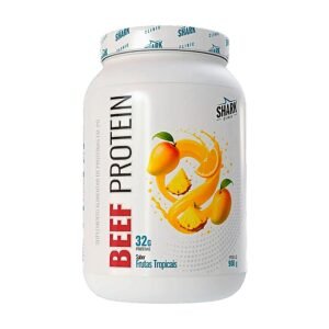 Whey Protein Beef Proteína da Carne Sabor Frutas Tropicais 900g - Shark Pro