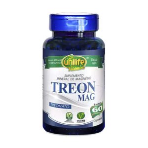 Magnésio Treonato Treon Mag 60 Cápsulas Vegano - Unilife