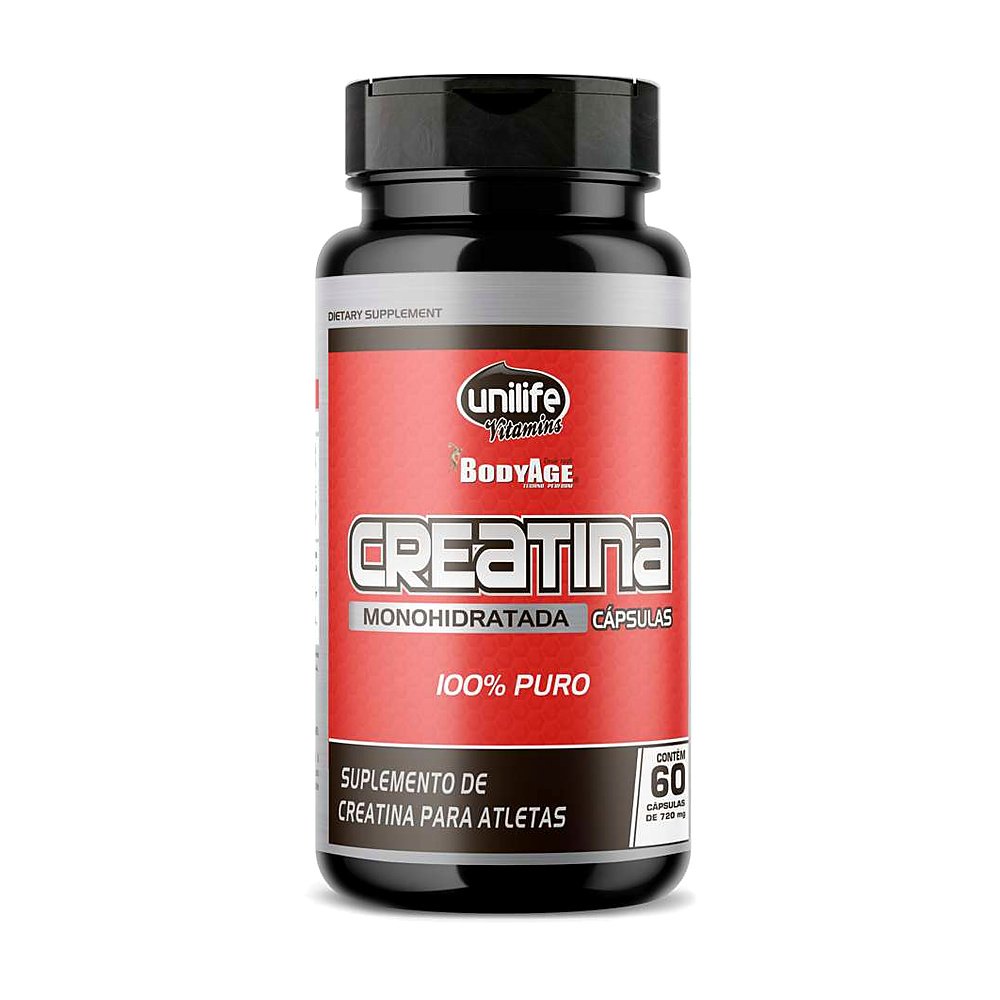 Creatina 100% Puro 60 caps - Unilife