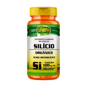 Silício Orgânico SiliciuMax 30 Cápsulas Vegano - Unilife