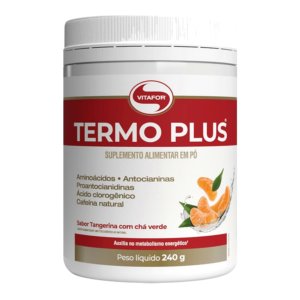 Termo Plus sabor tangerina com chá verde 240 g - Vitafor