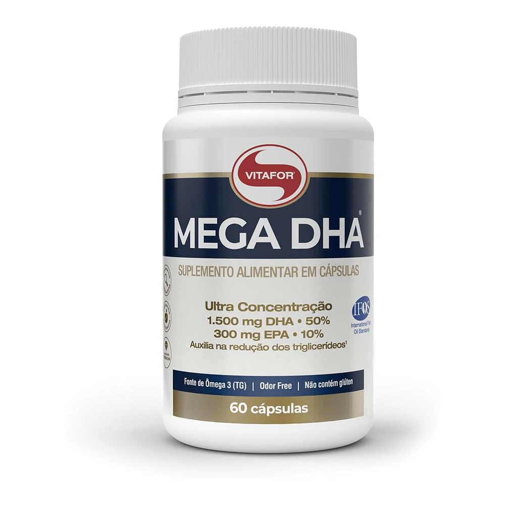Mega DHA 60 Cápsulas Original - Vitafor