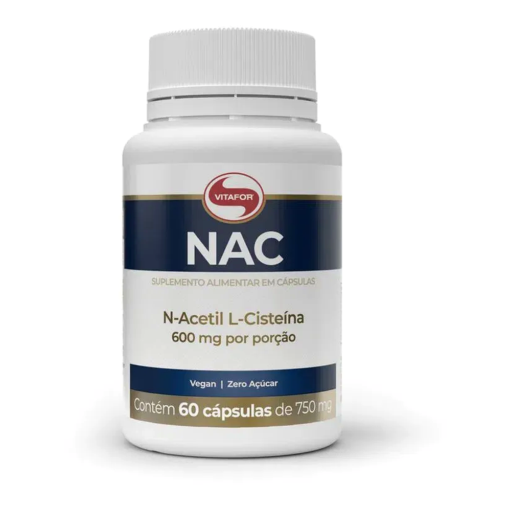 NAC N-Acetilcisteína 60 Cápsulas - Vitafor