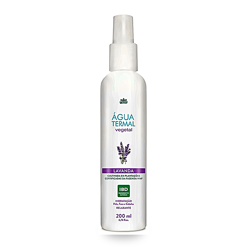Água Termal Vegetal Lavanda 200ml - WNF