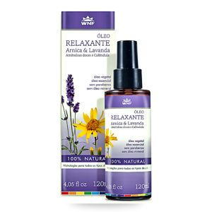 Óleo de Massagem Relaxante com lavanda 120ml - WNF