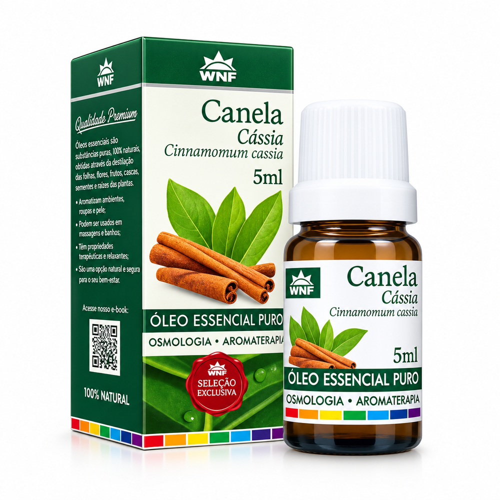 Óleo Essencial Canela Cássia 5ml - WNF