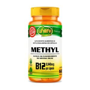 Vitamina B12 Metilcobalamina 60 Cápsulas - Unilife
