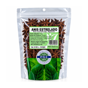 Chá de Anis Estrelado Natural especiaria 30g - Panizza
