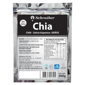 Chia em Grãos 200g - Schraiber