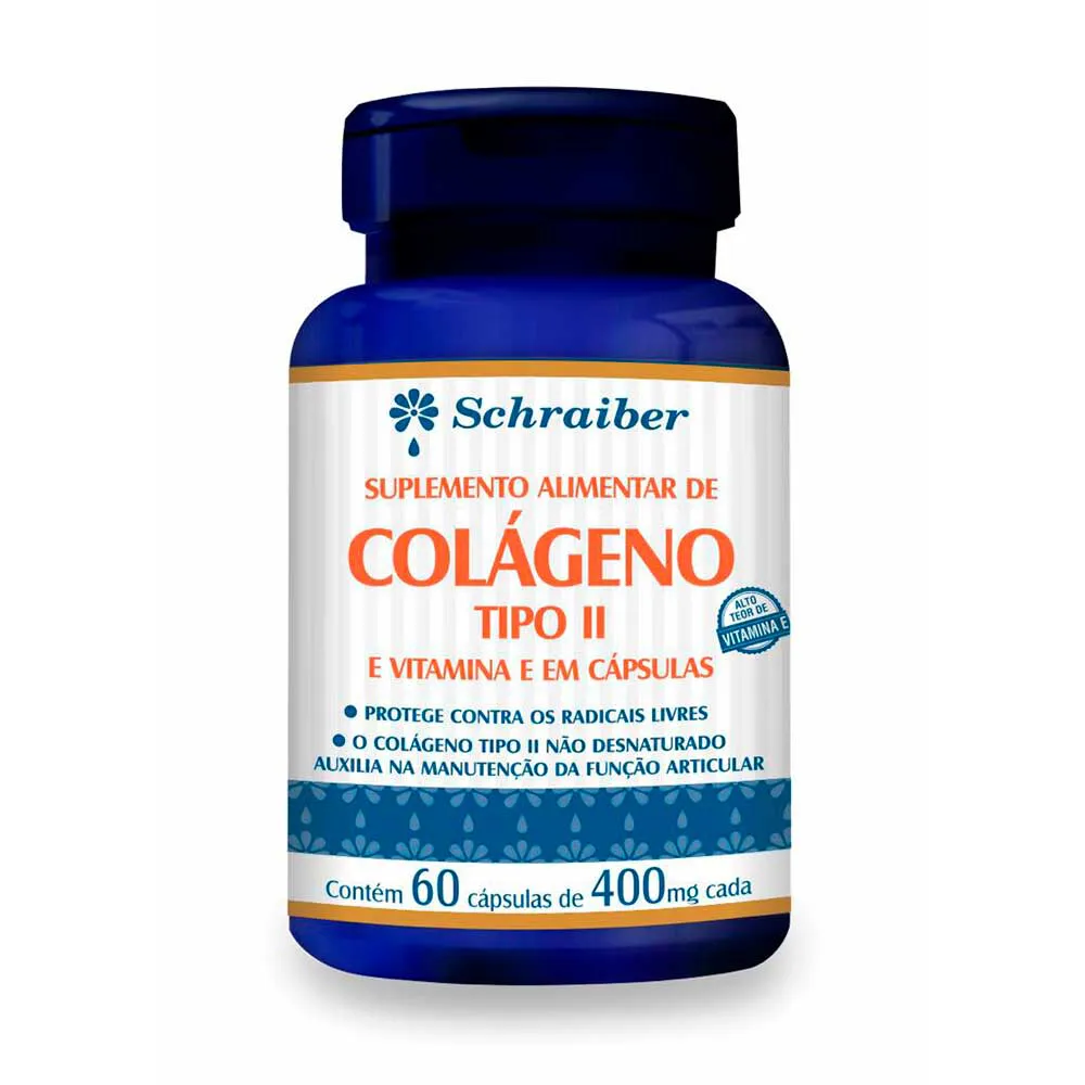 Colágeno Tipo Ii 60CAPS - Schraiber
