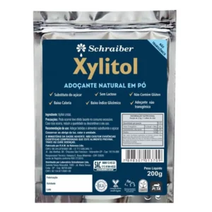 Adoçante Natural Xylitol 200g - Schraiber
