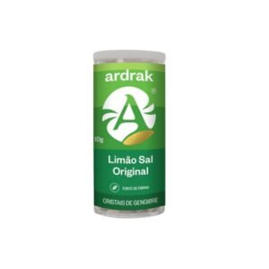 Cristais de Gengibre Limão Sal Tubo 10g - Adrak