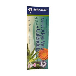 Gel de Aloe Vera e Calendula vegana 50g - Schraiber