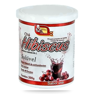 Chá Hibiscus  200g Sabor Uva - Mosteiro Devakan
