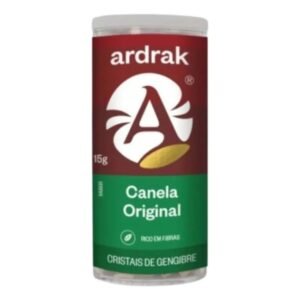 Cristais Gengibre Canela Tubo 15g - Adrak